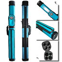 海外輸入品 ビリヤード BY SPORTS 2x2 Hard cue case Square Pool Cue Billiard Stick Carrying ...
