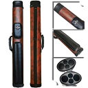 海外輸入品 ビリヤード BY SPORTS 2x2 Hard cue case Oval Pool Cue Billiard Stick Carrying Ca...
