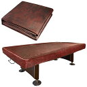 海外輸入品 ビリヤード NEXCOVER Leatherette Billiard Pool Table Cover | 7 Foot Billiard Covers | Heavy Duty Cover for Pool Table | Waterproof Table Protector | UV Protection | Brown Color.海外輸入品 ビリヤード