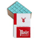 海外輸入品 ビリヤード Master Chalk Master Billiard Pool Cue Chalk Premium Quality - 12 Gro...