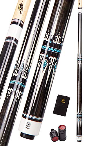 ͢ ӥ䡼 Collapsar CXT020 Pool Cue with Soft Case,Black with Cream ...
