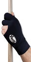 海外輸入品 ビリヤード Viking Billiard Left Hand Pool Cue Glove for Women and Men Black Lyc...