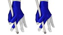海外輸入品 ビリヤード Quality gloves Billiard Open Fingers - Fits Either Hand - One Size fits All (Blue 2 Pack)海外輸入品 ビリヤード