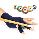 海外輸入品 ビリヤード Holiberty Billiard Gloves for Women Men Left Hand, Elastic Spandex 3...