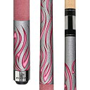 海外輸入品 ビリヤード Players Flirt F-2780 Orion Silver Kandy with Pink Tribal Flames Cue,...