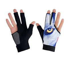 海外輸入品 ビリヤード Men Women Billiards Glove for Left Hand 3 Fingers Elastic Pool Glove Shooters Carom Snooker Cue Game Sport Show Glove海外輸入品 ビリヤード