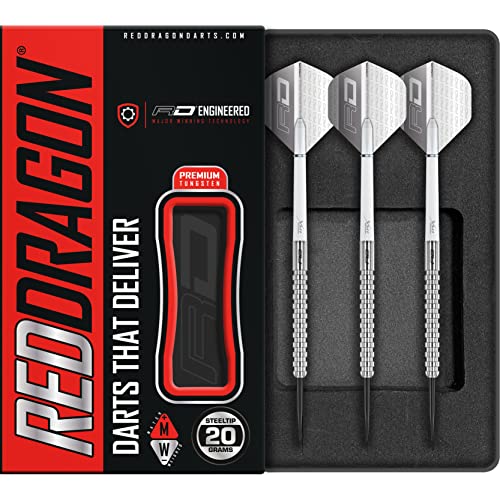 海外輸入品 ダーツ RED DRAGON Javelin: 20g - Tungsten Darts Set with Flights and Stems海外輸入品 ダーツ