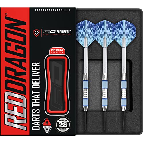 海外輸入品 ダーツ RED DRAGON Stag 28g Tungsten Darts with Flights and Stems海外輸入品 ダーツ