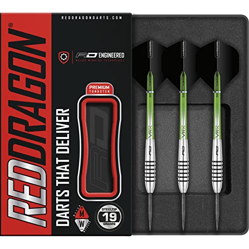 海外輸入品 ダーツ RED DRAGON Featherlite 9: 19g Tungsten Darts Set with Flights and Stems海外輸入品 ダーツ