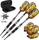 海外輸入品 ダーツ Viper Jaguar 80% Tungsten Soft Tip Darts with Storage/Travel Case, Coa...