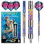 ͢  RED DRAGON Peter Wright Snakebite Rainbow Mamba: 24g Tungsten Darts Set with Flights and Stems͢ 