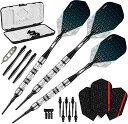 海外輸入品 ダーツ Viper Diamond 90% Tungsten Soft Tip Darts with Storage/Travel Case, Bl...