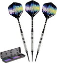 海外輸入品 ダーツ Elkadart Ultra Sonic 80% Tungsten Soft Tip Darts with Storage/Travel C...