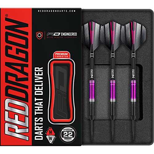 海外輸入品 ダーツ RED DRAGON Razor Edge ZX-1 22g Tungsten Darts Set with Flights and Stems海外輸入品 ダーツ