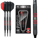 海外輸入品 ダーツ Target Darts Vapor 8 Black Red 19G 80% Tungsten Soft Tip Darts Set, 100445海外輸入品 ダーツ