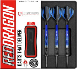 海外輸入品 ダーツ Red Dragon Delta 1: 22g - 90% Tungsten Steel Darts with Flights, Shafts海外輸入品 ダーツ