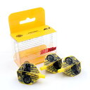 海外輸入品 ダーツ フライト CUESOUL TERO AK4 Yellow Dart Flights Diamond Shape,Set of 3 pcs(C...