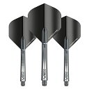 海外輸入品 ダーツ フライト RED DRAGON Dart Flights and Shafts (Stems) Combo Set - Black Hard...