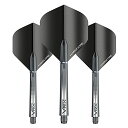 海外輸入品 ダーツ フライト RED DRAGON Dart Flights and Shafts (Stems) Combo Set - Black Hardcore Flights and VRX Black Shafts海外輸入品 ダーツ フライト