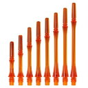 海外輸入品 ダーツ シャフト NineDartOut.us Fit Shaft Gear - Orange Slim Locked (#3 - in Betwe...