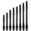 海外輸入品 ダーツ シャフト NineDartOut.us Fit Shaft Gear - Black Slim Locked (#6 - Medium Pl...