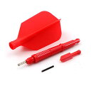 海外輸入品 ダーツ フライト CUESOUL Koff AK6 Dart Shaft with AK4 Moulded Flights,Set of 3 pcs...
