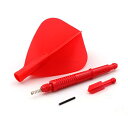 海外輸入品 ダーツ フライト CUESOUL Koff AK6 Dart Shaft with AK4 Moulded Flights,Set of 3 pcs...