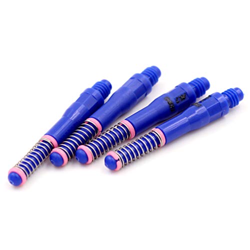 海外輸入品 ダーツ シャフト Black Scorpion Cuesoul TERO AK7 Dart Stems Dart Shafts Built-in Spring Telescopic,Set of 4 pcs-B/D/F/H Size (Dark Blue, F)海外輸入品 ダーツ シャフト