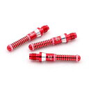 海外輸入品 ダーツ シャフト CUESOUL TERO AK7 Aluminum Size A Dart Shafts Red Built-in Spring ...