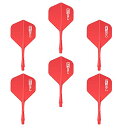 海外輸入品 ダーツ フライト CyeeLife 6pcs Moulded Dart Flights and Shafts 2BA,one Piece Integ...