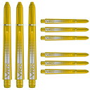 海外輸入品 ダーツ シャフト Red Dragon VRX Medium Shafts - Yellow - 4 Sets per Pack (12 shaft...