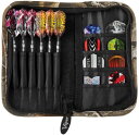 海外輸入品 ダーツ Casemaster Deluxe Nylon Dart Case For Steel and Soft Tip Darts, Holds ...