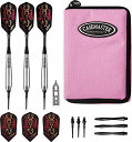 海外輸入品 ダーツ Viper Fatal Shot Underground Soft Tip Darts & Casemaster Pink Select D...