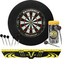 海外輸入品 ダーツ Viper Defender Backboard & Sisal/Bristle Steel Tip Dartboard Bundle: E...