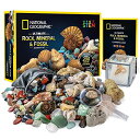 ナショナルジオグラフィック 知育玩具 科学 実験 NATIONAL GEOGRAPHIC NATIONAL GEOGRAPHIC Rock Collection Box for Kids 200 Piece Gemstones and Crystals Set Includes Geodes and Real Fosナショナルジオグラフィック 知育玩具 科学 実験 NATIONAL GEOGRAPHIC