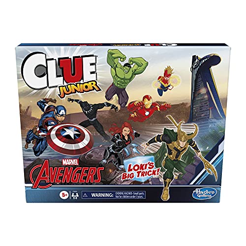 ボードゲーム 英語 アメリカ 海外ゲーム Hasbro Gaming Clue Junior: Marvel Avengers Edition Board Game for Kids Ages 5+, Loki's Big Trick, Classic Mystery for 2-6 Players (Amazon Exclusive)ボードゲーム 英語 アメリカ 海外ゲーム