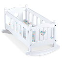 メリッサ&ダグ おもちゃ おままごと ごっこ遊び Melissa & Doug Melissa & Doug Mine to Love Wooden Play Cradle for Dolls, Stuffed ..