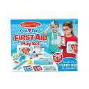 メリッサ ダグ おもちゃ おままごと ごっこ遊び Melissa Doug Melissa Doug Get Well First Aid Kit Play Set 25 Toy Pieces - Pretend Play Reusable Bandagesメリッサ ダグ おもちゃ おままごと ごっこ遊び Melissa Doug