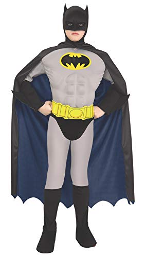 コスプレ衣装 コスチューム バットマン 882211l Rubie s Child s Super DC Heroes Deluxe Muscle Chest Batman Costume Largeコスプレ衣装 コスチューム バットマン 882211l