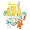 メリッサ ダグ おもちゃ おままごと ごっこ遊び Melissa Doug Melissa Doug Mine to Love Carrier Play Set for Baby Dolls with Toy Bear, Bottle, Rattle, Activity Cardメリッサ ダグ おもちゃ おままごと ごっこ遊び Melissa Doug