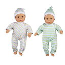 メリッサ&ダグ おもちゃ おままごと ごっこ遊び Melissa & Doug Melissa & Doug Mine to Love Twins Sebastian & Sofia 15” Medium Skin-Tone Boy and Girl Baby Dolls with Rompers, Caps, Pacifiersメリッサ&ダグ おもちゃ おままごと ごっこ遊び Melissa & Doug