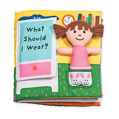 メリッサ ダグ おもちゃ 知育玩具 Melissa Doug Melissa Doug Soft Activity Baby Book - What Should I Wear - Sensory Travel Toys, Dress Up Doll For Babies And Toddlersメリッサ ダグ おもちゃ 知育玩具 Melissa Doug