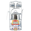 bT&_O  ܂܂ V Melissa & Doug Melissa & Doug Stainless Steel Pretend Play Tea Set and Storage Rack for Kids (11 pcs)bT&_O  ܂܂ V Melissa & Doug