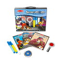 メリッサ&ダグ おもちゃ 知育玩具 Melissa & Doug Melissa & Doug On the Go Secret Decoder Deluxe Activity Set and Super Sleuth Toy - Seek And Find Book, Kids Road Trip Essentials, Detective Kit, Travel Gameメリッサ&ダグ おもちゃ 知育玩具 Melissa & Doug