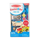 メリッサ&ダグ おもちゃ 知育玩具 Melissa & Doug Melissa & Doug Created by Me! Race Car Wooden Craft Kitメリッサ&ダグ おもちゃ 知育玩具 Melissa & Doug