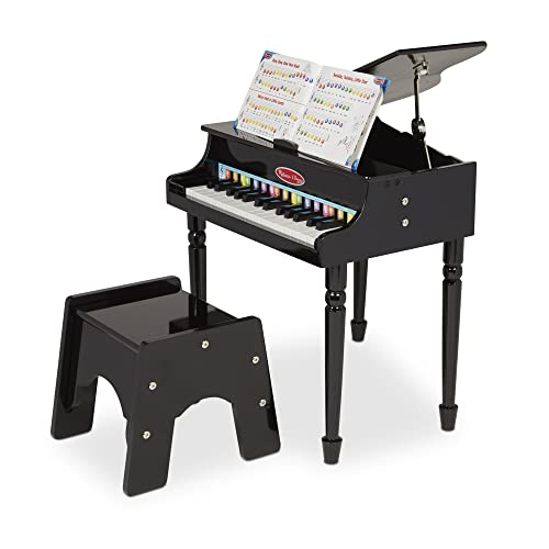 メリッサ&ダグ おもちゃ おままごと ごっこ遊び Melissa & Doug 【送料無料】Melissa & Doug Learn-to-Play Classic Grand Piano, Mini Keyboard with 30 Hand-Tuned Keys (23.65” H x 21.4” W メリッサ&ダグ おもちゃ おままごと ごっこ遊び Melissa & Doug