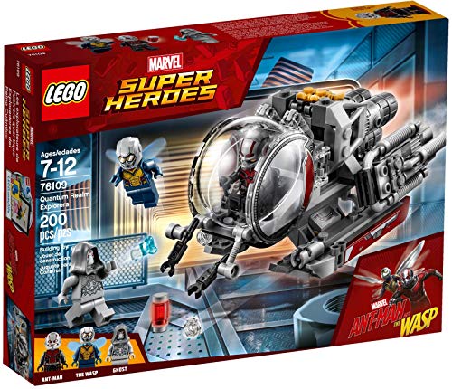 レゴ スーパーヒーローズ マーベル DCコミックス スーパーヒーローガールズ LEGO 76109 Marvel Super Heroes Quantum Realm Explorer Toy Vehicle, Ant-Man, Wasp & Ghost Figures, Mini Actioレゴ スーパーヒーローズ マーベル DCコミックス スーパーヒーローガールズ