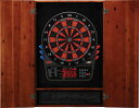 海外輸入品 ダーツ Viper by GLD Products Metropolitan Solid Wood Cabinet & Electronic Dartboard Ready-to-Play Bundle: Premium Set (800 Dartboard and Darts), Cinnamon Finish海外輸入品 ダーツ