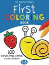 海外製絵本 知育 英語 イングリッシュ アメリカ The Creative Toddler’s First Coloring Book Ages 1-3: 100 Everyday Things and Animals to Color and Learn For Toddlers and Kids ages 1, 2 3 (US Edition)海外製絵本 知育 英語 イングリッシュ アメリカ