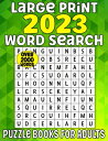 海外製絵本 知育 英語 イングリッシュ アメリカ 2023 Word Search Large Print Puzzle Books for Adults: 100 Large Print Word Search Puzzle Book for Seniors, Adults Teens. Themed Word Find Puzzles. Activity Bo海外製絵本 知育 英語 イングリッシュ アメリカ